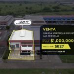 Venta de galera en parque industrial las américas, pacora