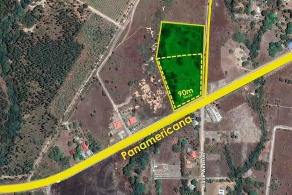 Venta de terreno en santa clara con 90m frente a la vía interamericana