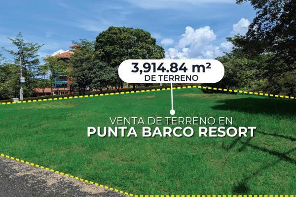 Venta de terreno plano en punta barco resort