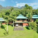 Impresionante casa de inspiración balinesa en volcancito boquete