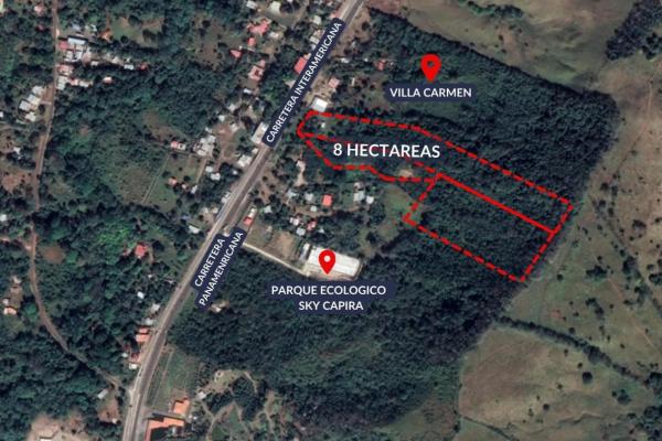 Se vende terreno en capira de 8 hectareas